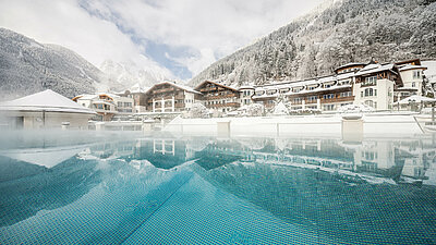 Outdoor pool in the 5-Star Wellness Hotel STOCK resort
