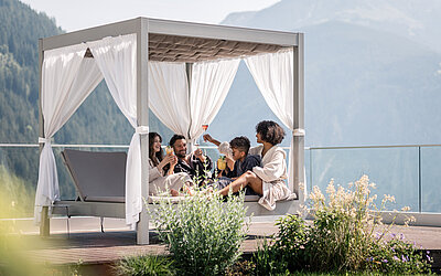 Familie im STOCK resort