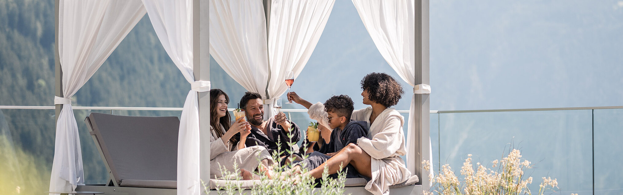 Familie im STOCK resort 