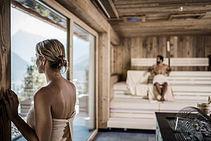 Infusion sauna in the sauna hotel Austria STOCK resort