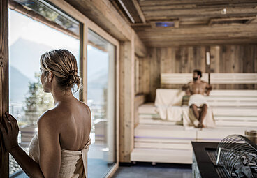 Aufgusssauna im Sauna Hotel Österreich STOCK resort