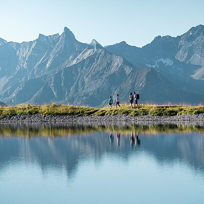 Wanderer im Wanderurlaub im Zillertal
