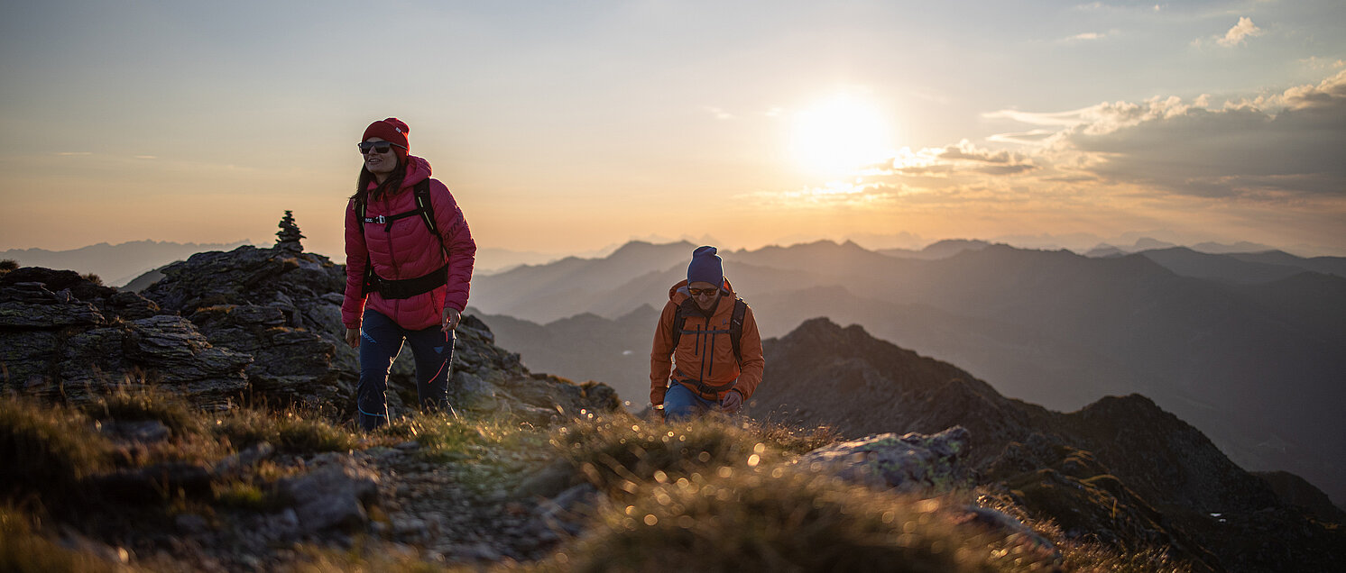 Wanderer im Wanderurlaub im Zillertal