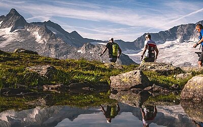 Wanderer im Wanderurlaub im Zillertal