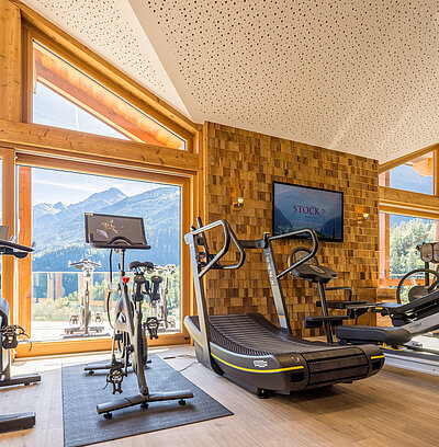 Sporthotel STOCK resort mit Fitnessstudio