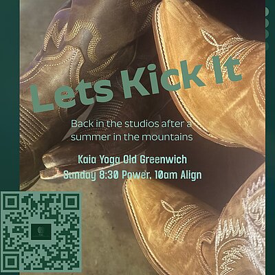 I am back in the studios this Sunday! Catch me at Kaia OG 8:30 and 10am. Lots of exciting Workshops and Yoga Retreats lined up this Fall. Scan the QR for Retreat info.