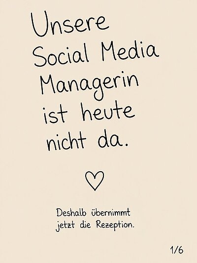 Keine Sorge. Unsere Social Media Managerin kommt wieder. Bis dahin wird’s… kreativ. #socialmedia #funatwork #wirsindstock #tirol #feelthestockway